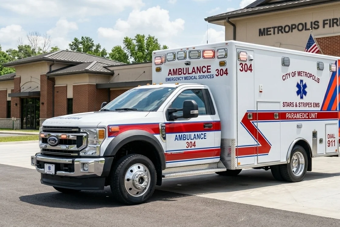 Commercial EMS and non-emergency transport vehicles